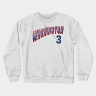 Retro Washington Number 3 Crewneck Sweatshirt